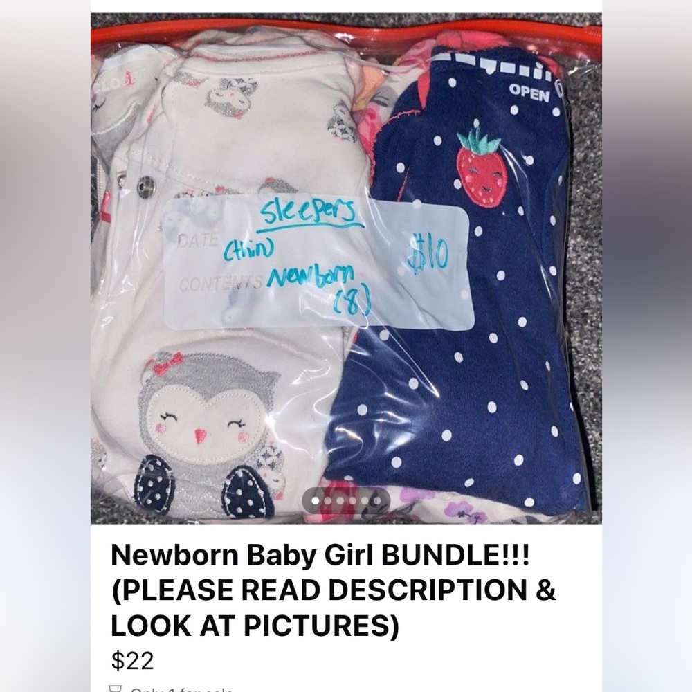 Newborn Baby Girl BUNDLE!!! (PLEASE READ DESCRIPTION & LOOK AT PICTURES)